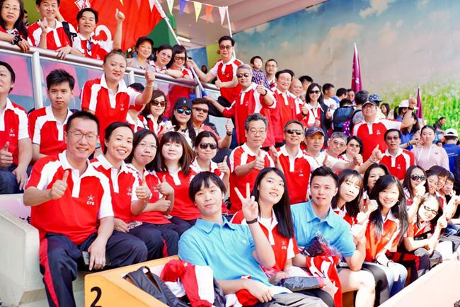 集團(tuán)員工踴躍參加香港中國企業(yè)協(xié)會(huì)第八屆運(yùn)動(dòng)會(huì)（圖）
